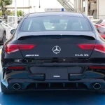 Mercedes Benz CLA35 AMG Night Package Outside Black Inside Red 2022.