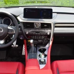 Lexus RX450 Hybrid F-Sport 3 Outside Black Inside Red 2022.