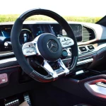MERCEDES BENZ GLE63S COUPE AMG NIGHT PACK GCC OUST SIDE WHITE AND INSIDE RED MODEL 2022.