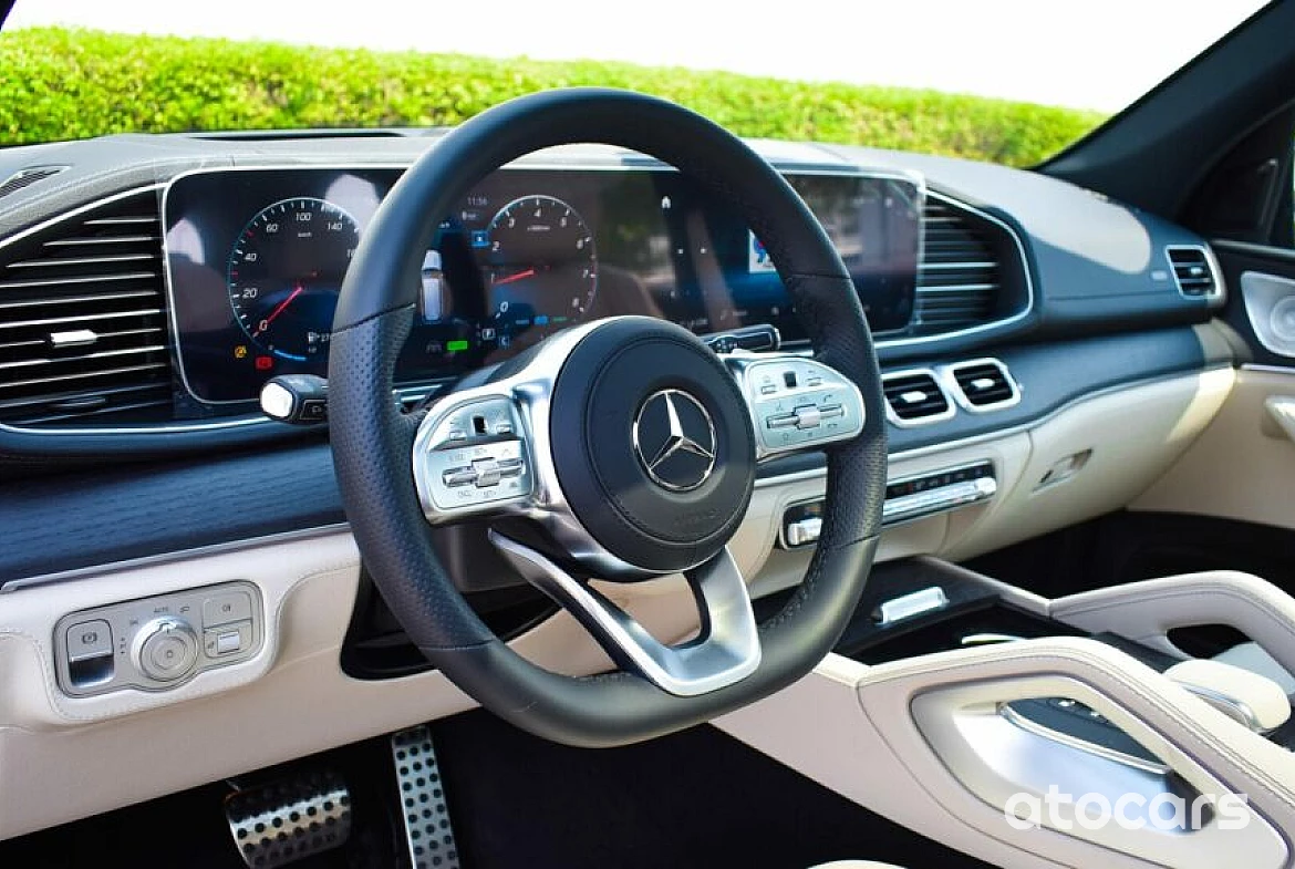 Mercedes Benz GLS450 4matic OUTSIDE Black INSIDE Brown MODEL 2022.