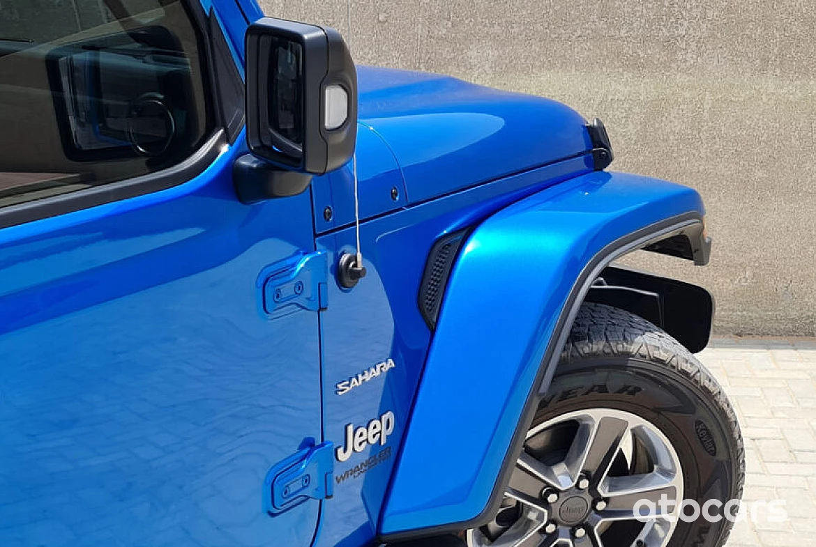 Jeep Wrangler Sahara 4 Doors Blue Color For Export Brand New 2022