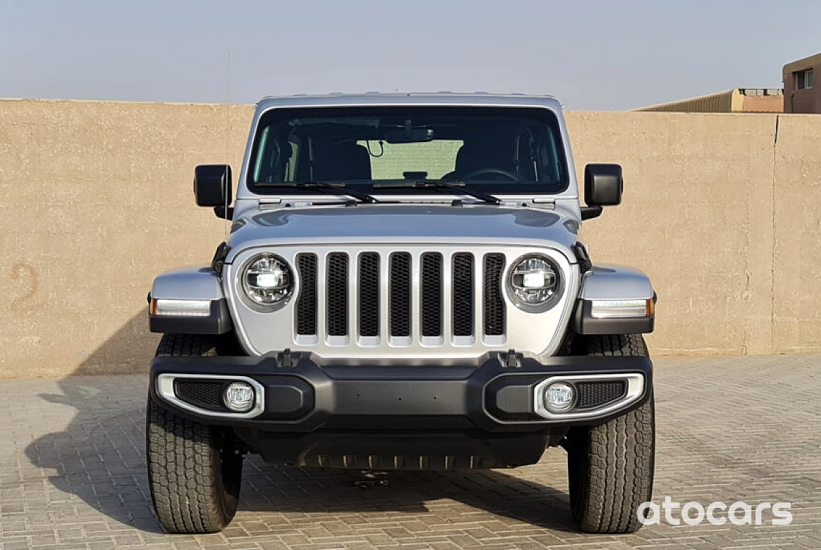 Jeep Wrangler Sahara 4 Doors Silver Color For Export Brand New 2022